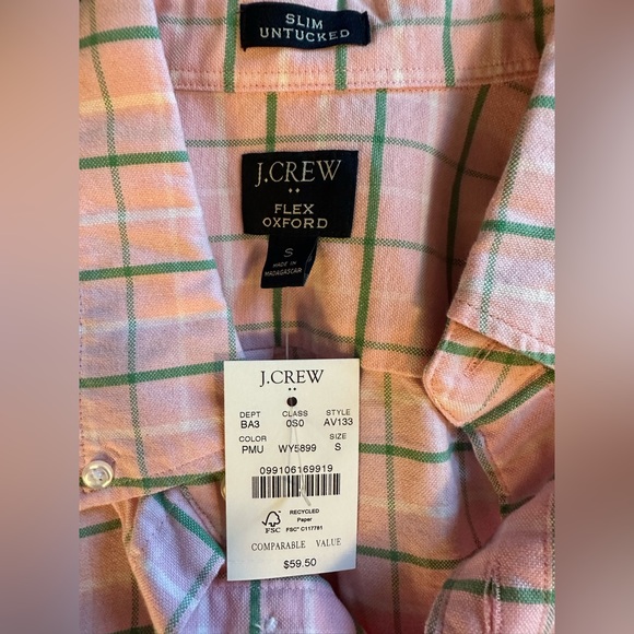 NWT JCrew Oxford Shirt RE-IMAGINED by JCREW - Picture 3 of 5